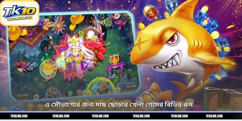এ সৌভাগ্যের জন্য মাছ ছোড়ার খেলা গেমের বিভিন্ন রুম
