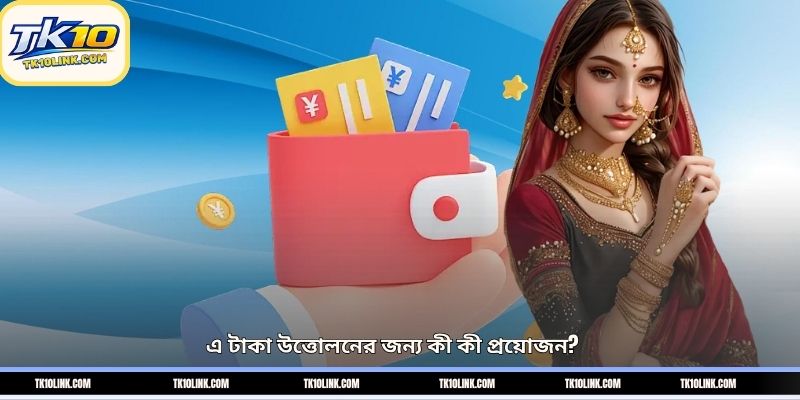 এ টাকা উত্তোলনের জন্য কী কী প্রয়োজন?